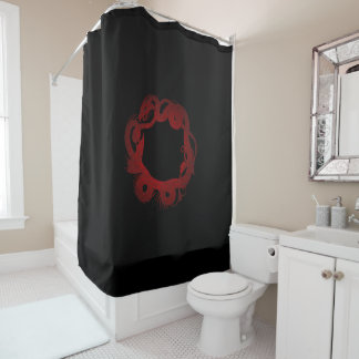 Rideaux De Douche Dragon Rouge