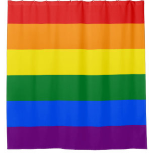 Rideaux De Douche Drapeau arc-en-ciel (LGBT)