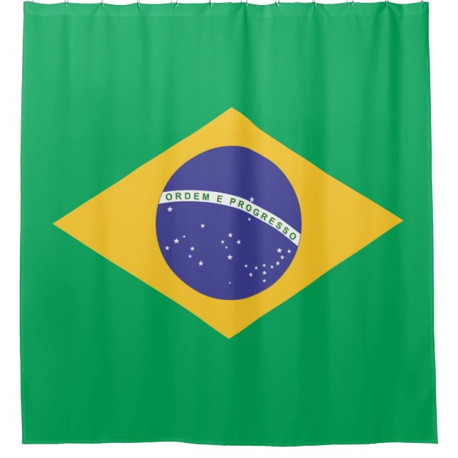 Rideaux De Douche Drapeau Brasil (Devant)