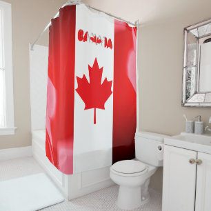Rideaux De Douche Drapeau canadien
