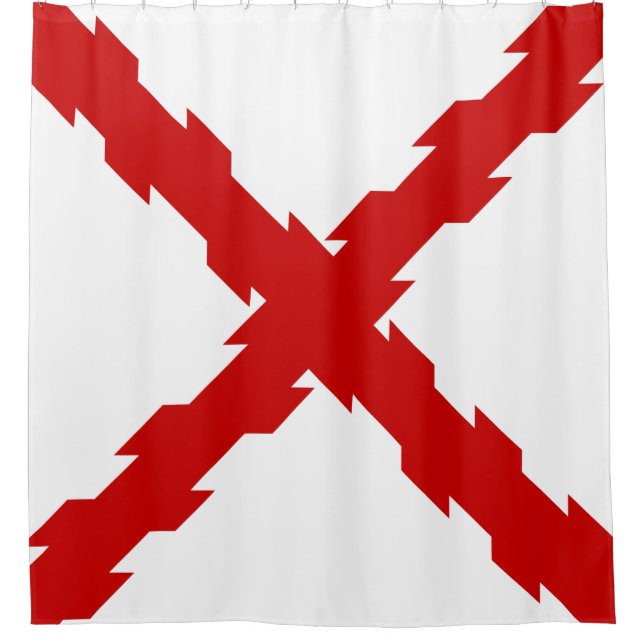 Rideaux De Douche Drapeau de Bourgogne (Devant)