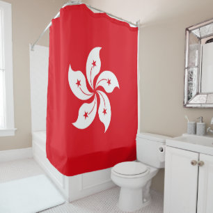 Rideaux De Douche Drapeau de Hong Kong