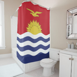 Rideaux De Douche Drapeau de Kiribati