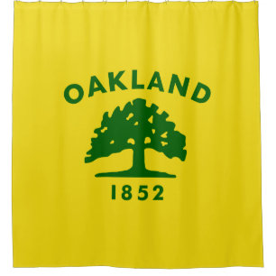 Rideaux De Douche Drapeau de la ville d'Oakland (Californie)