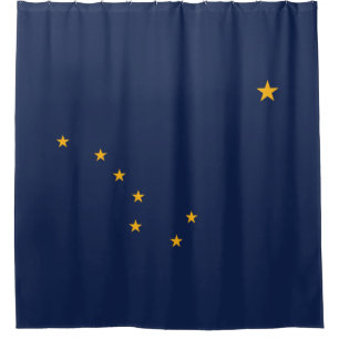 Rideaux De Douche Drapeau de l'Alaska