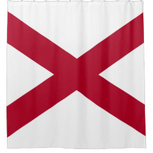 Rideaux De Douche Drapeau de l'état de l'Alabama