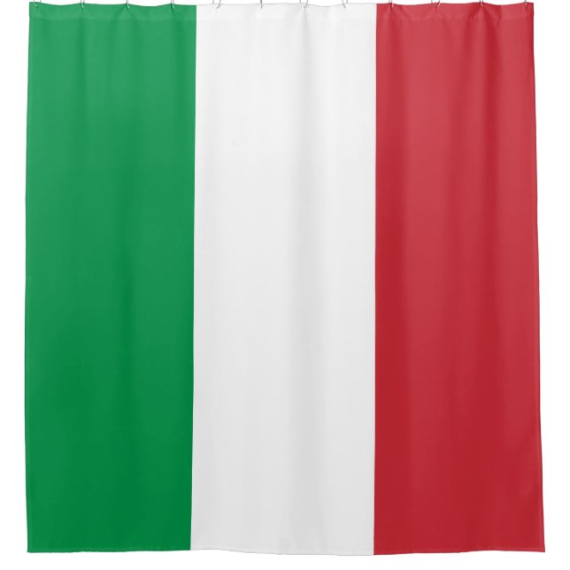 Rideaux De Douche Drapeau de l'Italie (Devant)