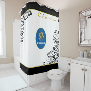 Rideaux De Douche Drapeau de l'Oklahoma