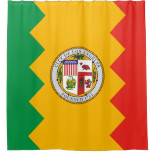 Rideaux De Douche Drapeau de Los Angeles (Californie, USA)