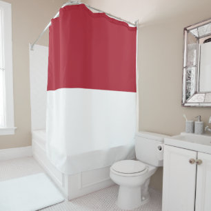 Rideaux De Douche Drapeau de Monaco