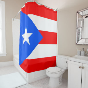 Rideaux De Douche Drapeau de Porto Rico