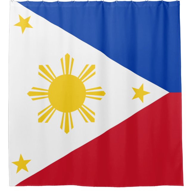 Rideaux De Douche Drapeau des Philippines (Devant)