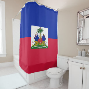Rideaux De Douche Drapeau d'Haïti