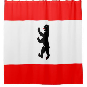 Rideaux De Douche Drapeau d'ours allemand