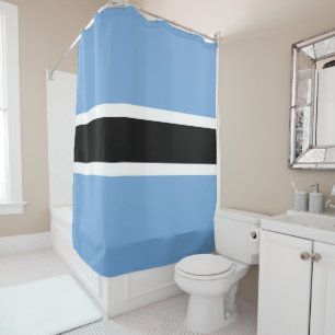 Rideaux De Douche Drapeau du Botswana