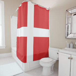 Rideaux De Douche Drapeau du Danemark