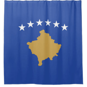 Rideaux De Douche Drapeau du Kosovo