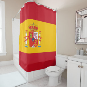 Rideaux De Douche Drapeau espagnol