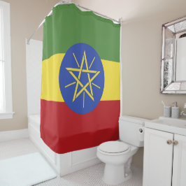 Rideaux De Douche Drapeau éthiopien