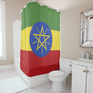Rideaux De Douche Drapeau éthiopien