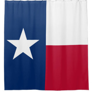 Rideaux De Douche Drapeau solitaire d'état d'étoile de drapeau du