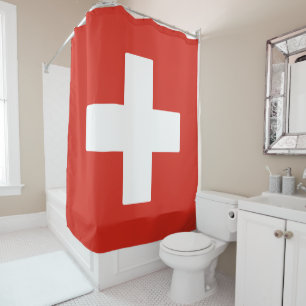 Rideaux De Douche Drapeau suisse