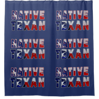 Rideaux De Douche Drapeau texan natif