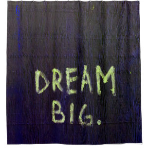 Rideaux De Douche Dream Big Chalk Motivational Inspirational