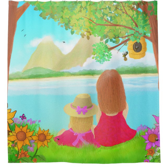 Rideaux De Douche Dream View Shower Curtain (Devant)