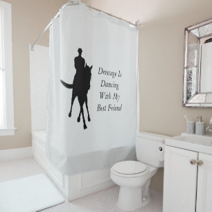 Rideaux De Douche Dressage Est Danser Meilleur Ami Cheval