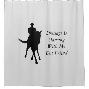 Rideaux De Douche Dressage Est Danser Meilleur Ami Cheval