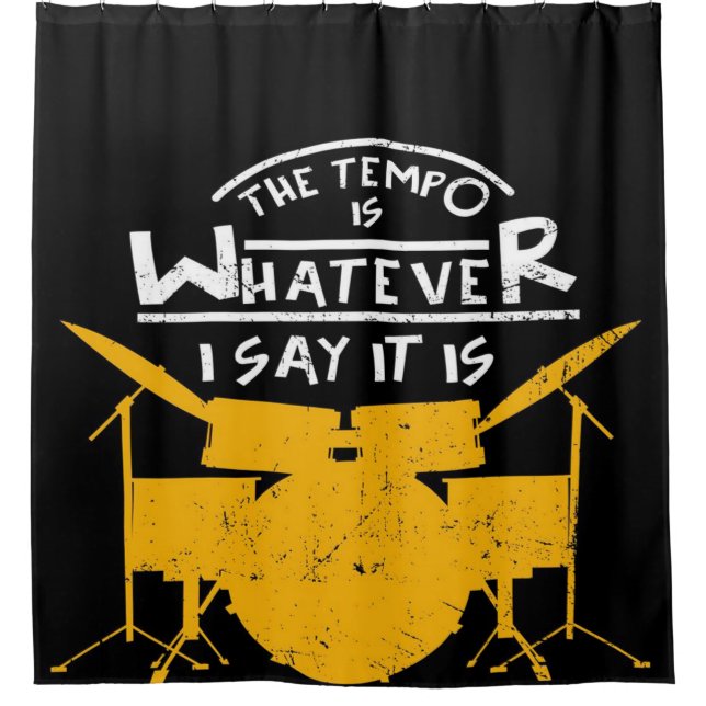 Rideaux De Douche Drummer S Kit Drummer | Cute couverture (Devant)