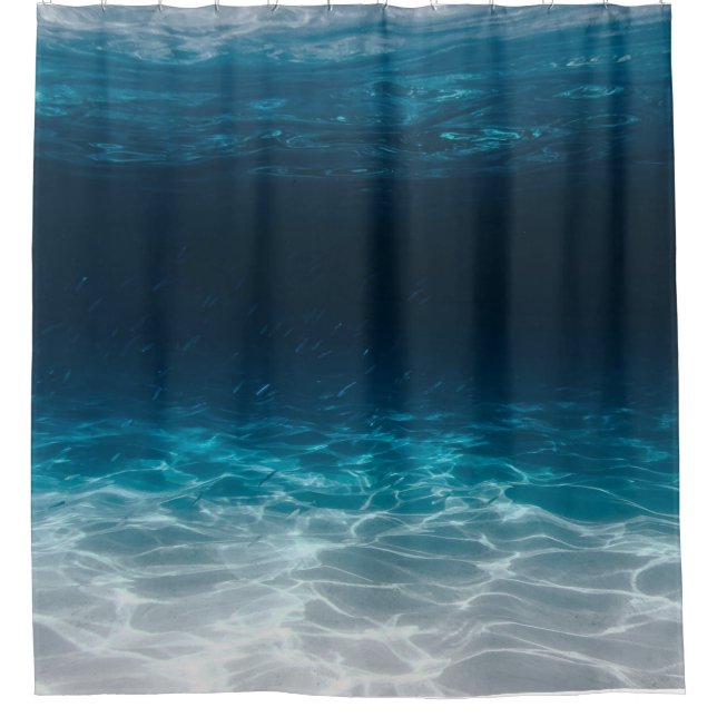 Rideaux De Douche Eau de mer sous la mer (Devant)