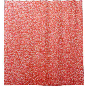 Rideaux De Douche Échantillon d'ameublement en cuir orange textureab