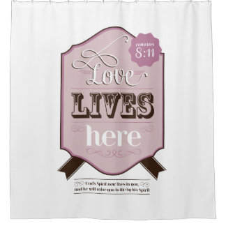 Rideaux De Douche Écriture chrétienne Bible mariage nouveau cadeau m