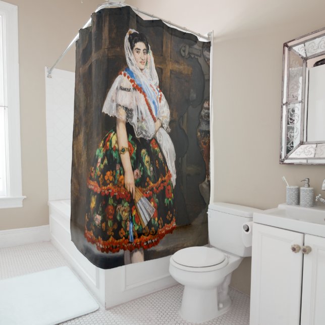 Rideaux De Douche Edouard Manet - Lola de Valence (En situation)