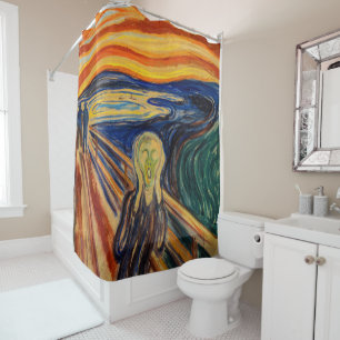 Rideaux De Douche Edvard Munch - Le cri 1910