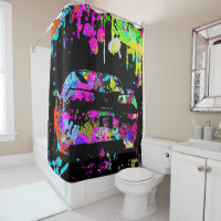 Effet de graffiti d'éclaboussure de peinture de