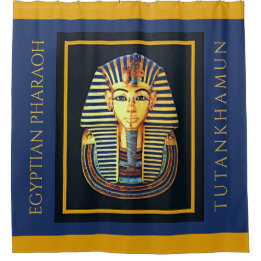 RIDEAUX DE DOUCHE EGYPTIEN PHARAOH TUTANKHAMUN