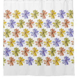 Rideaux De Douche Élégant Motif de fleurs