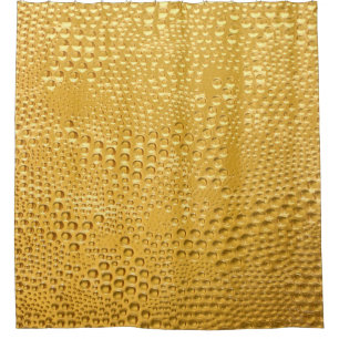 Rideaux De Douche Elégant or bulles Parties scintillant Texture