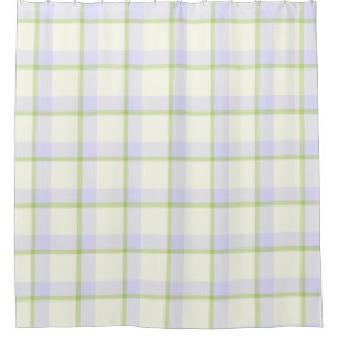 Rideaux De Douche Elégant Tartan de Pâques