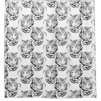 Élégante conception d'impression de tête de tigre