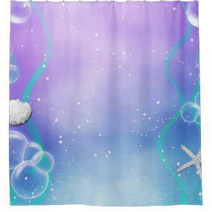 Rideaux De Douche Enchanté sous la mer Fantastique Magique Personnal