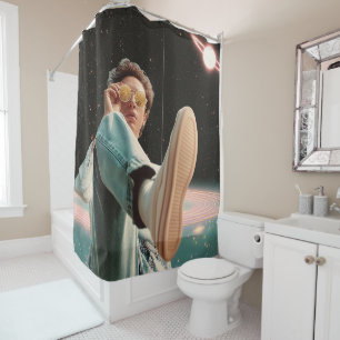 Rideaux De Douche Entrer en orbite ailleurs