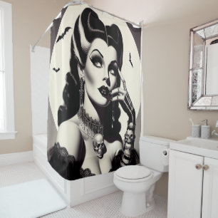 Rideaux De Douche Épingle Goth vintage