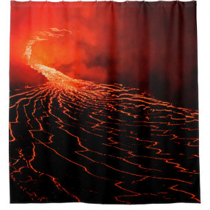 Rideaux De Douche éruption volcanique