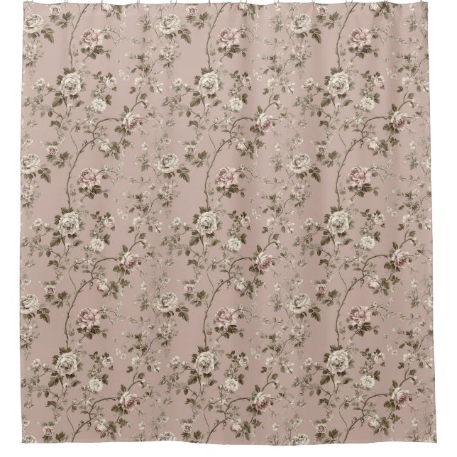 Rideaux De Douche Estralaia Dusty Rose rose (Devant)