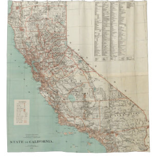 Rideaux De Douche État de la Californie 2