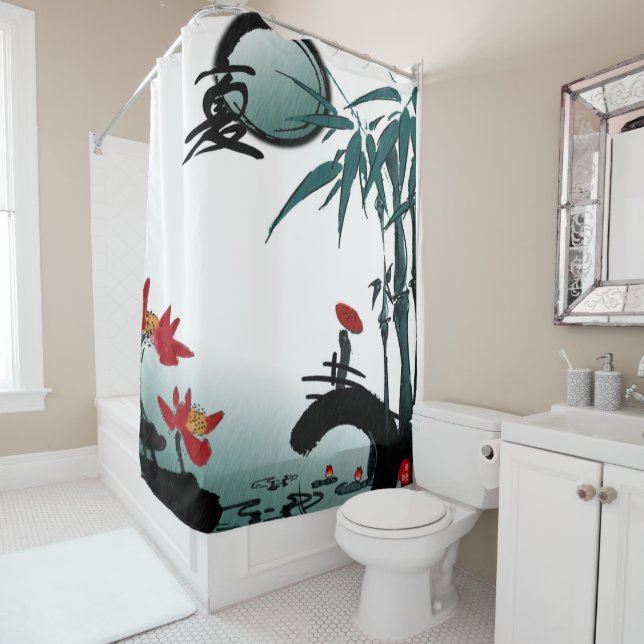 Rideaux De Douche Été (En situation)